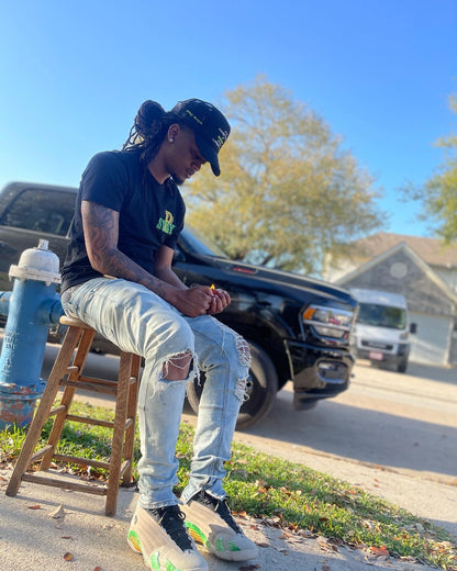 Always Keep It Playa T-Shirt (Black/Lime Green/Yellow/Gray)