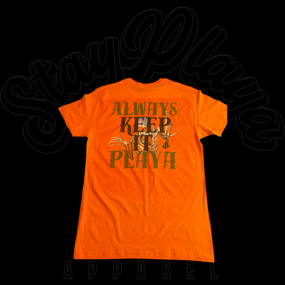 Always Keep It Playa T-Shirt (Orange/Green/Black)
