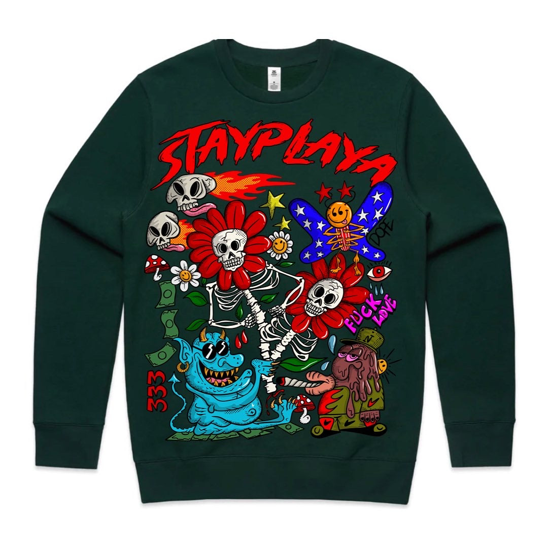StayPlaya 333 Crew Neck Sweater