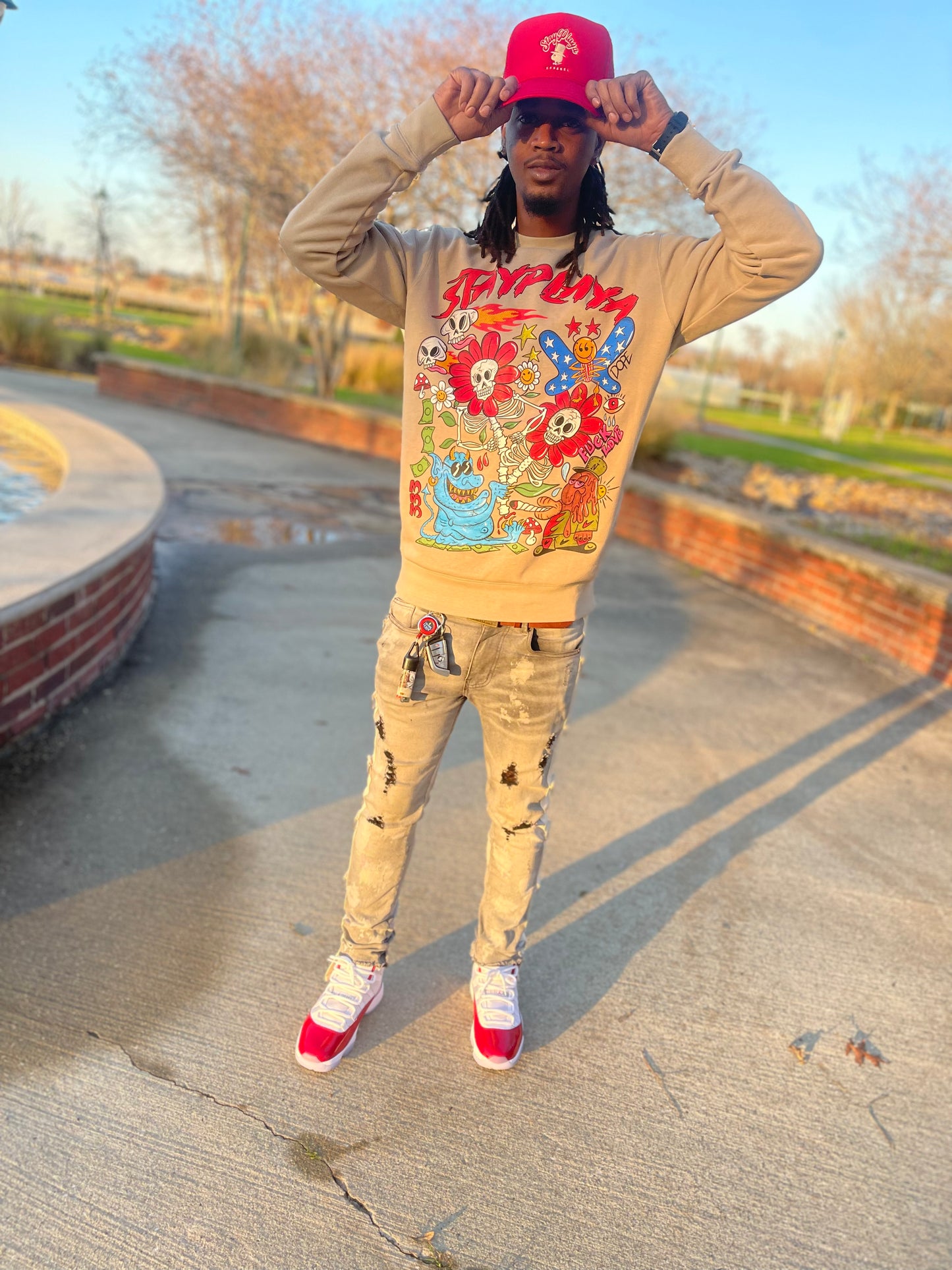 StayPlaya 333 Crew Neck Sweater