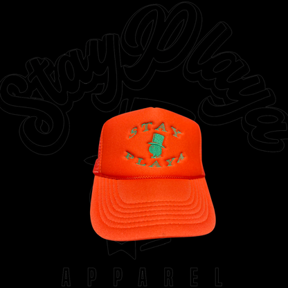 2022 StayPlaya Trucker (Orange/Green)
