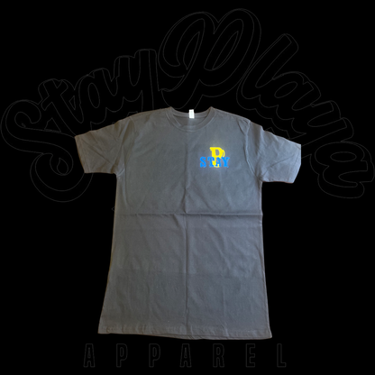 Always Keep It Playa T-Shirt (Black/Royal Blue/ Yellow)
