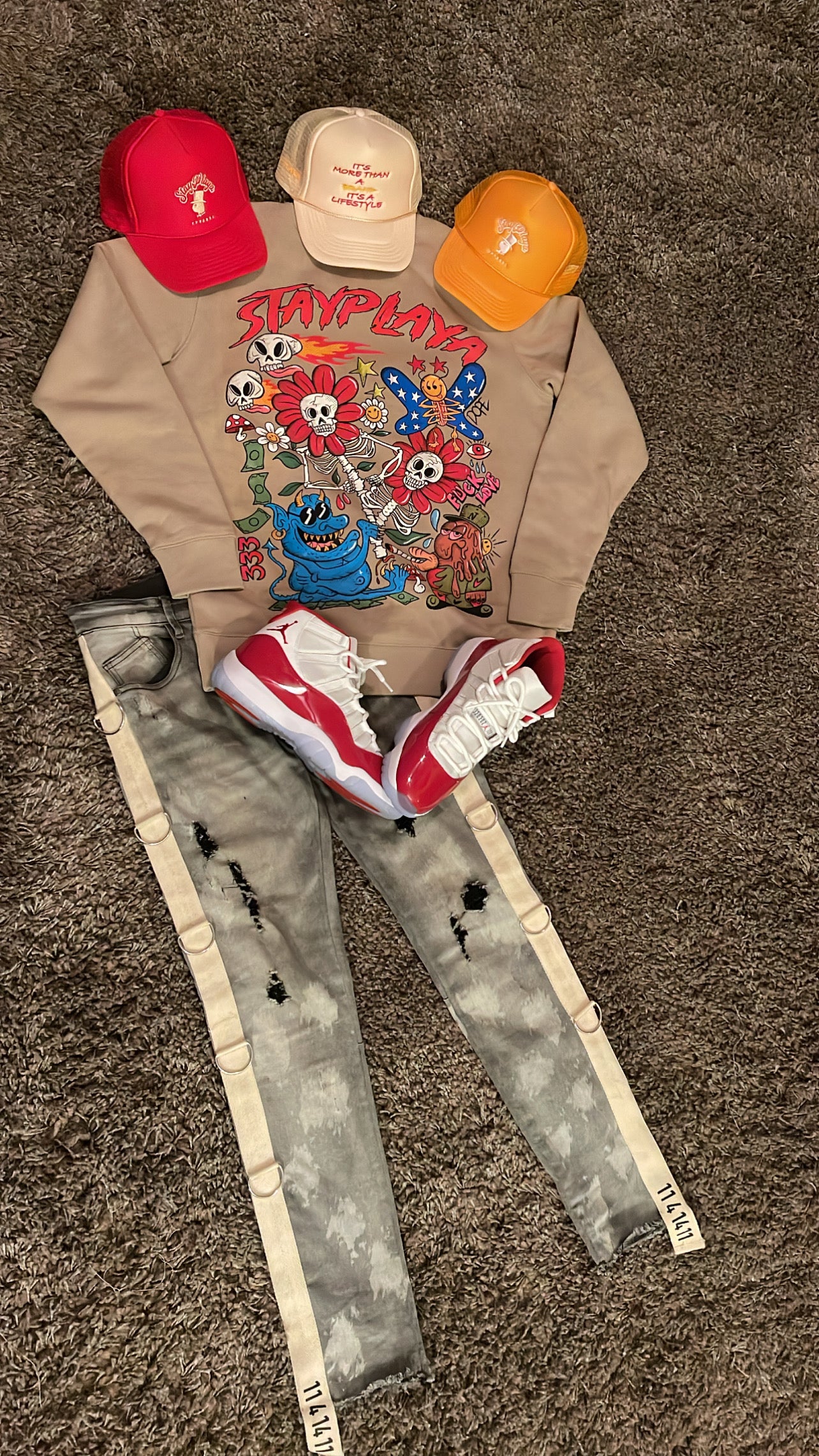 StayPlaya 333 Crew Neck Sweater