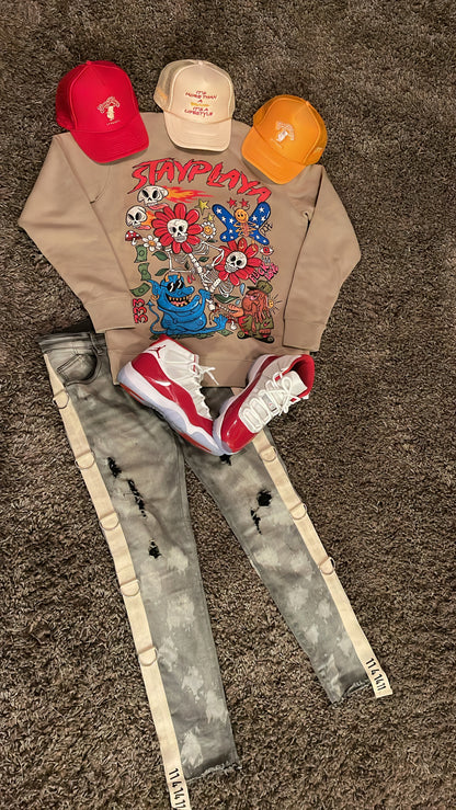 StayPlaya 333 Crew Neck Sweater