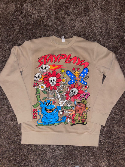 StayPlaya 333 Crew Neck Sweater