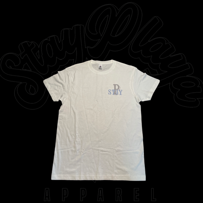 Always keep it Playa T-Shirt (White/Sky Blue)